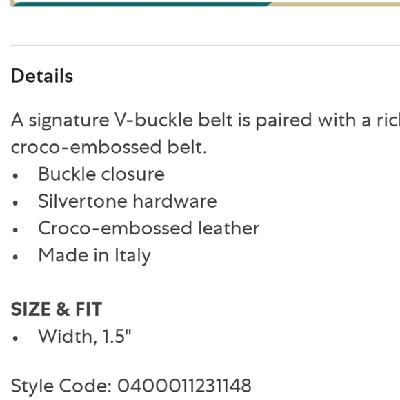 Mario Valentino Belt - Picture 12 of 12